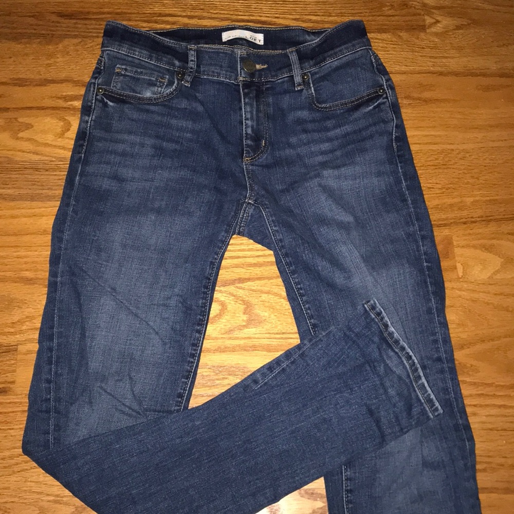 LOFT Modern Straight Jeans